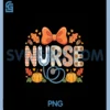 Autumn Pumpkin Nurse PNG, Stethoscope Happy Fall Yall Nurse PNG