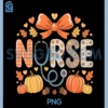 Autumn Pumpkin Nurse PNG, Stethoscope Happy Fall Yall Nurse PNG