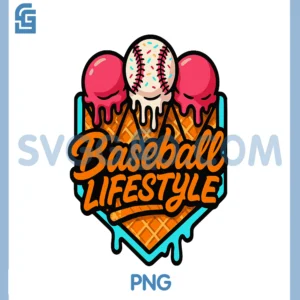 Baseball Lifestyle PNG, 101 Apparel Youth Baseball PNG, Drip Icecream PNG