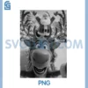 Christmas Funny Reindeer Selfie with Santa PNG, Sleigh Xmas Comfort Colors PNG