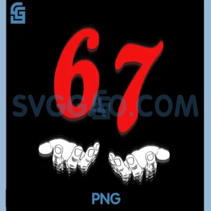 Funny Six Seven PNG, 6 7 Meme PNG