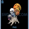 Funny Skeleton Riding PNG, Mummy Pug Halloween PNG 1 Funny Skeleton Riding PNG, Mummy Pug Halloween PNG