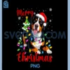 Greater Swiss Mountain Dog Merry PNG, merry Chrismas PNG