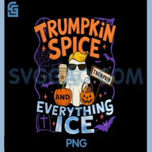 Halloween Trumpkin Spice and Everything Ice PNG, Pumpkin Spice PNG