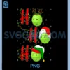 Ho Ho Ho Funny Santa Pickleball PNG, Christmas Lights PNG