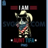 I Am Aunt Tifa Cat PNG, American PNG