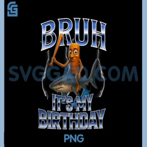 Italian Brainrot Birthday PNG, Birthday PNG