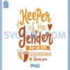 Keeper of The Gender Grandma Baby PNG, Shower Thanksgiving PNG 1 Keeper of The Gender Grandma Baby PNG, Shower Thanksgiving PNG