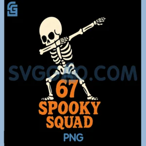 67 Halloween Meme PNG, 6 7 Numbers Six Seven PNG, Funny Skeleton PNG