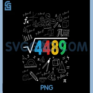 67 Meme Square Root PNG, 4489 Slang Six Seven PNG, Math Teacher PNG