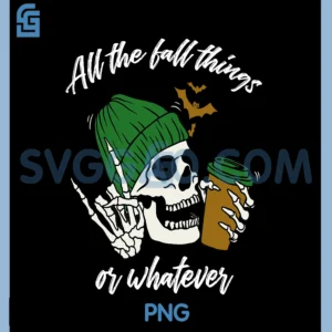 All The Fall Things PNG, Or Whatever Skull PNG