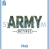 Army Retired PNG, Veteran Military PNG