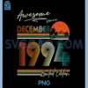 Awesome Since December 1994 PNG, Vintage 31st Birthday