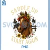 Boho Horse Bandana Floral PNG, Western Barn Life PNG