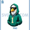 Vintage Eagle with Sunglasses PNG, Streetwear Graphic PNG