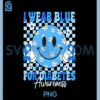 I Wear Blue for Diabetes PNG, Awareness Smile Face PNG 1 I Wear Blue for Diabetes PNG, Awareness Smile Face PNG