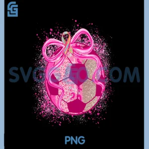 In October We Wear Pink PNG, Breast Cancer Awareness Soccer Ball PNG