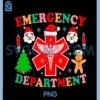 Emergency Department Nurse Xmas PNG, PJs ER Crew Nurse Christmas PNG