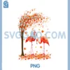 Flamingo Thanksgiving PNG, It's Fall Y'all Autumn PNG