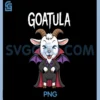 Funny Goatula Vampire PNG, Goat Halloween Fan PNG 2 Funny Goatula Vampire PNG, Goat Halloween Fan PNG