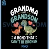 Grandma and Grandson PNG, A Bond That Can't Be Broken PNG, Dinosaur PNG
