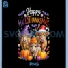 HalloThanksMas Halloween PNG, Thanksgiving PNG, Christmas PNG, Highland Cow PNG