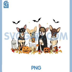 Halloween Chihuahua Ghost PNG, Spooky Chihuahua Lovers Dog PNG