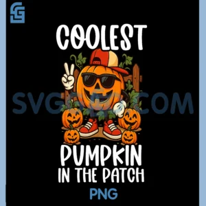 Halloween Coolest PNG, Pumpkin in The Patch PNG