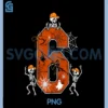 Hugvyn Six Seven PNG, Meme 6 7 Halloween PNG, Dancing Skeleton PNG