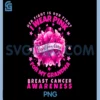 Breast Cancer Wear A Pink PNG, Ribbon in October for My Grandma PNG