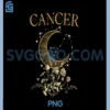 Cancer Zodiac Sign Flowers Cancer PNG, Birthday Cancer Astrology PNG