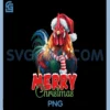 Christmas Lights Funny PNG, Chicken Santa Xmas Family Matching PNG