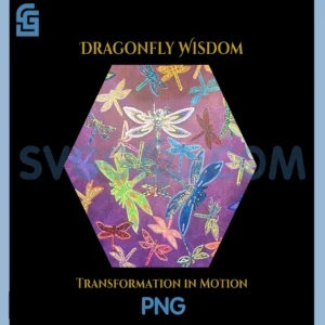 Dragonfly Wisdom PNG, Transformation in Motion PNG