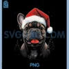 French Bulldog Dog Christmas PNG, Funny Santa Holiday PNG 2 French Bulldog Dog Christmas PNG, Funny Santa Holiday PNG