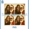 Funny Bigfoot photobooth PNG, Santa Christmas Xmas PNG