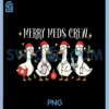 Merry Meds Crew Santa PNG, Christmas NICU Nurse PNG, Silly Goose Xmas PNG
