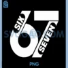 Six Seven 67 Team PNG, Sports Funny Meme 67 PNG, 6 7 Trend PNG