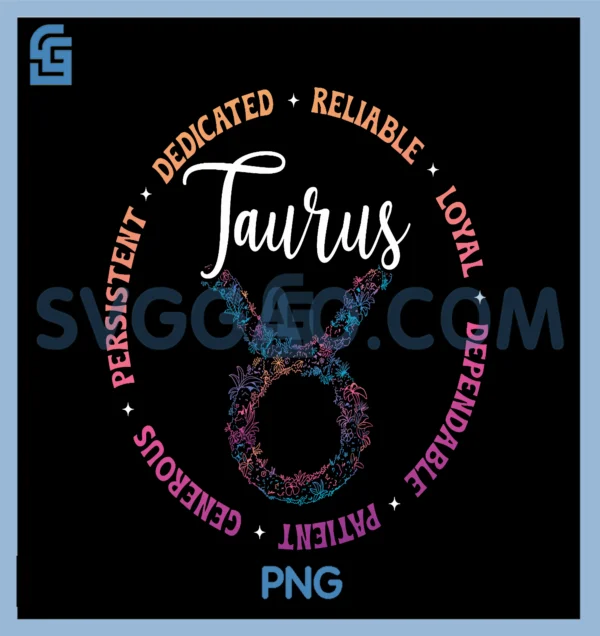 Taurus Zodiac Sign Taurus PNG, Horoscope Taurus Birthday PNG โ SVGGAO