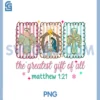 The Greatest Gift for All Christian PNG, Christmas Coquette Bow PNG