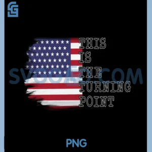 This is The Turning PNG, Point Tee USA Flag PNG