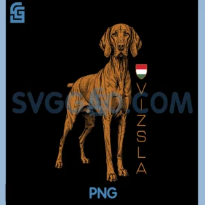 Vizsla Dog Lover Hungarian PNG, Flag Doggo Vizsla PNG