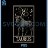 Taurus Tarot Card PNG, Horoscope Astrology Zodiac Sign PNG