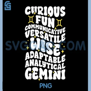 Gemini Zodiac Sign PNG, Groovy Gemini Birthday PNG, Gemini Astrology PNG