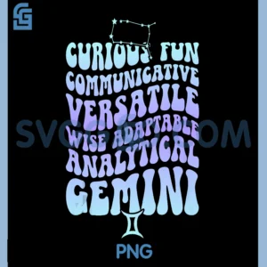 Gemini Zodiac Sign PNG, Groovy Gemini Birthday PNG, Gemini Astrology PNG