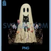 Ghost Black Cat in Wildflowers PNG, Aesthetic Halloween Floral PNG 2 Ghost Black Cat in Wildflowers PNG, Aesthetic Halloween Floral PNG