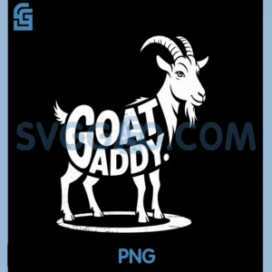 Goat Daddy Funny Goat PNG, Lover Farm Animal Dad Joke Pun PNG