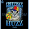 Lollipop Cat Meme PNG, Greetings Huzz Funny Silly Cats Humor PNG