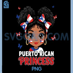 Puerto Rican Princess PNG, Puerto Rico Hispanic Heritage PNG