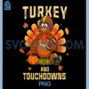 Thanksgiving Turkey PNG, Touchdowns Football PNG