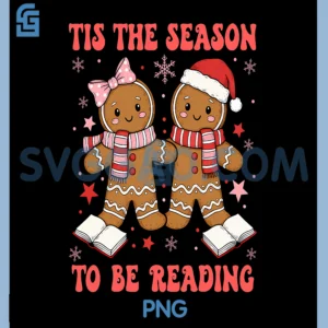 Tis The Season PNG, Reading Christmas Book PNG, Lovers Teacher PNG
